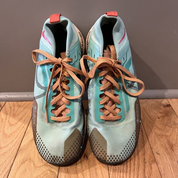 Nike React Pegasus Trail 4 Running Shoe Womens 8 Gore-Tex Green DJ7929-301 - Picture 4 of 10